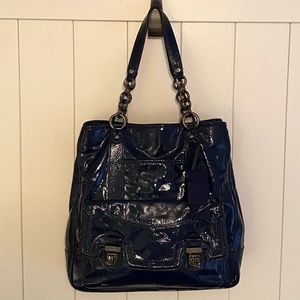Coach Patent leather tote 🛍